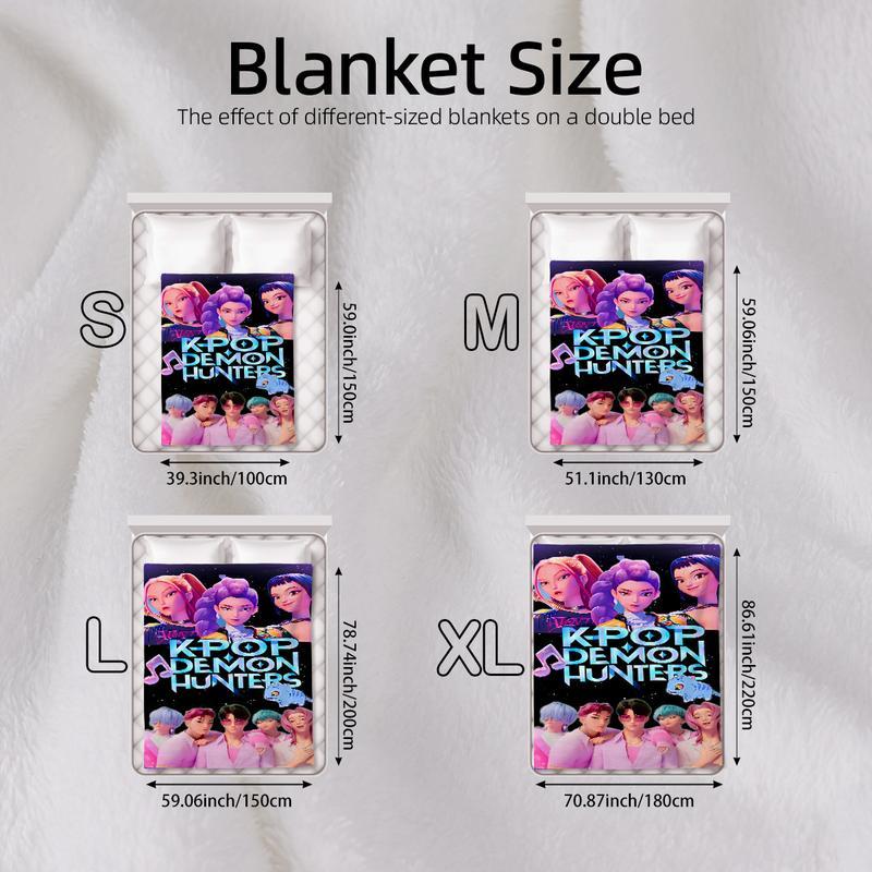K-Pop Demon Hunter Star Team Blanket