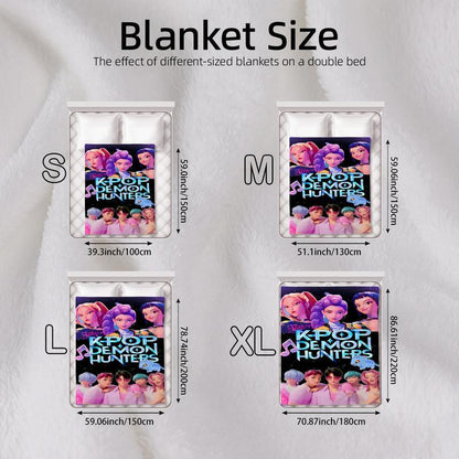 K-Pop Demon Hunter Star Team Blanket
