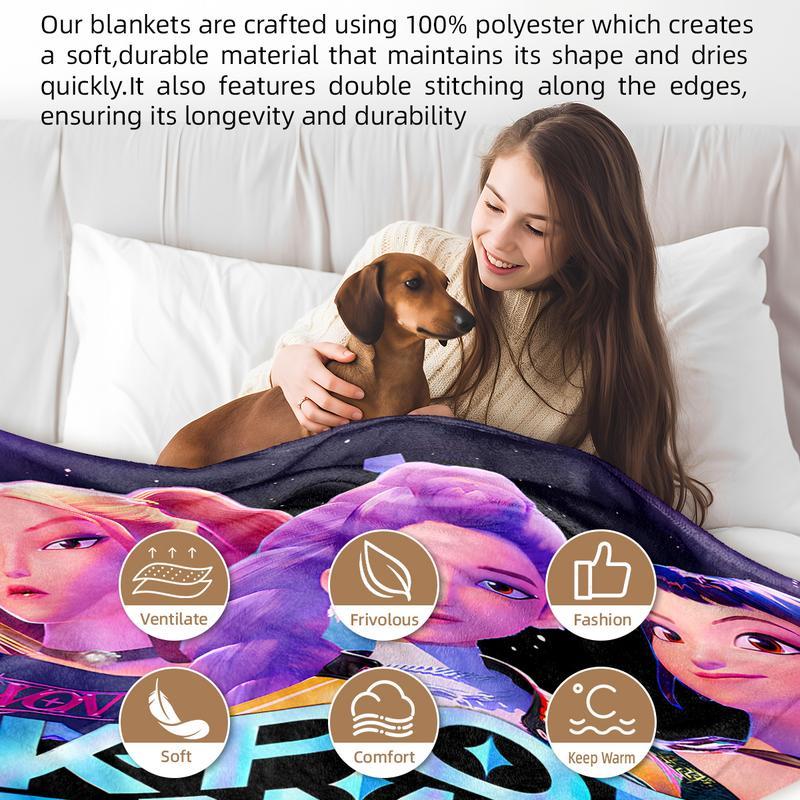 K-Pop Demon Hunter Star Team Blanket